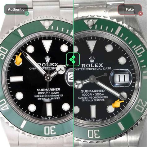 rolex vs real watch